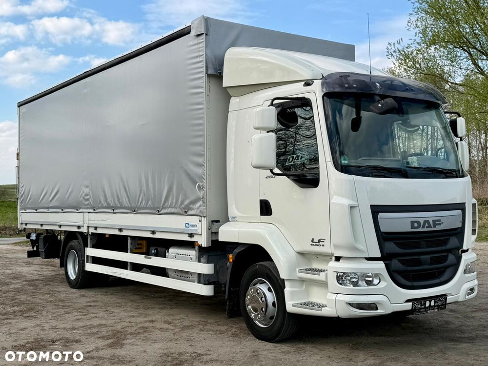 DAF LF 260 / BURTO - FIRANKA / AUTOMAT / WINDA / 14 T DMC / 6 981 KG ŁADOWNOŚCI / SPROWADZONY - 1