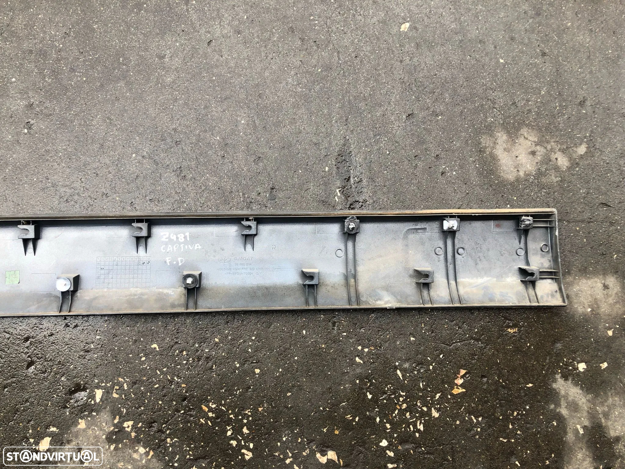 CHEVROLET CAPTIVA FRISO PORTA FRENTE DIREITA - Z481 - 6