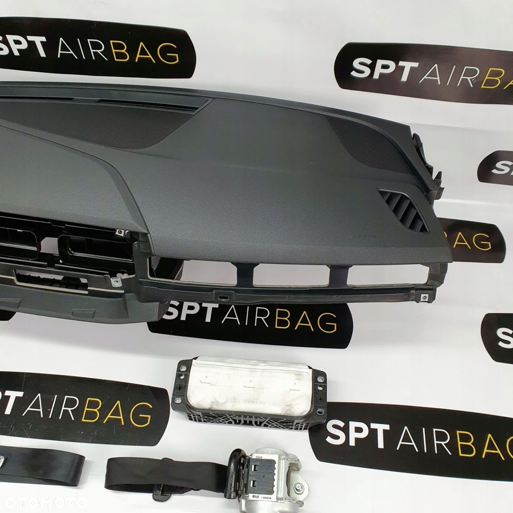 AUDI A5 8W DESKA ROZDZIELCZA KONSOLA KOKPIT PULPIT PODUSZKI AIRBAG AIR BAG PASY KIT SET - 3