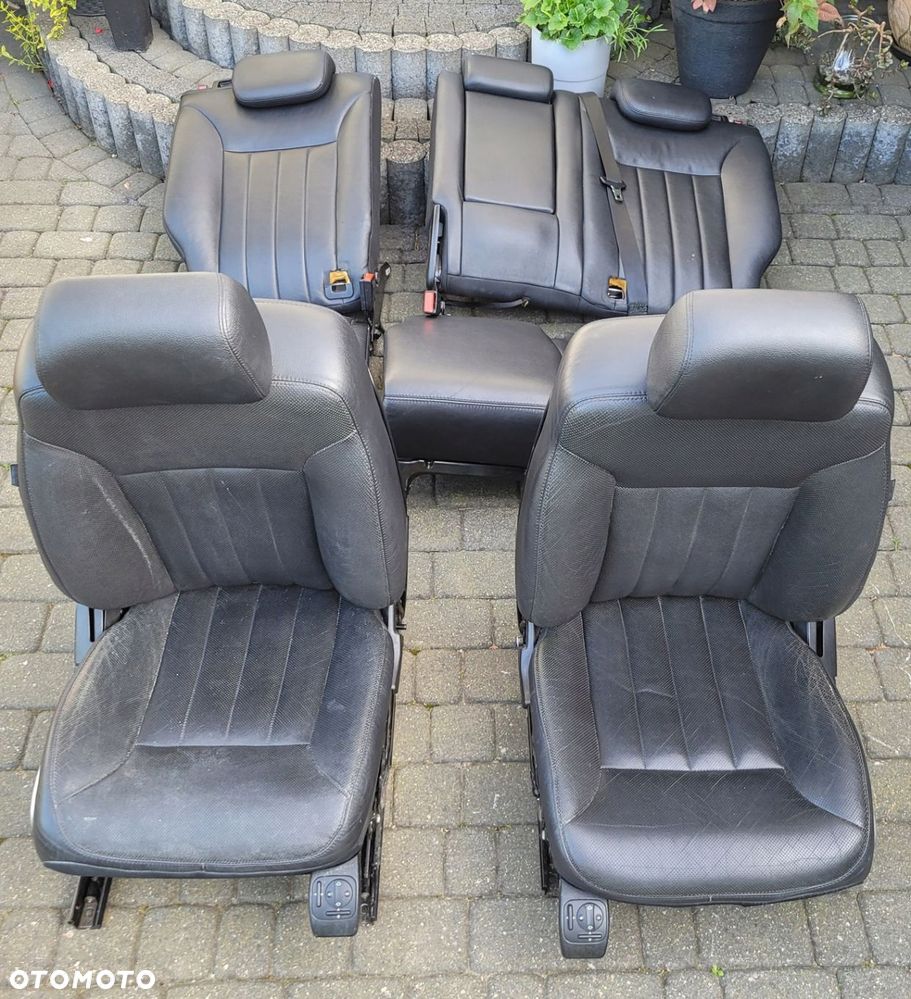 MERCEDES ML W164 FOTELE LEWY PRAWE WENTYLOWANE PAMIEĆ KANAPA KOMPLET