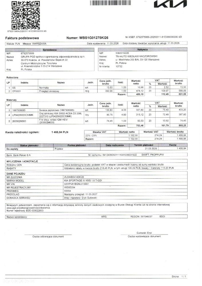 Kia Sportage 1.6 T-GDI MHEV Business Line 2WD DCT - 40