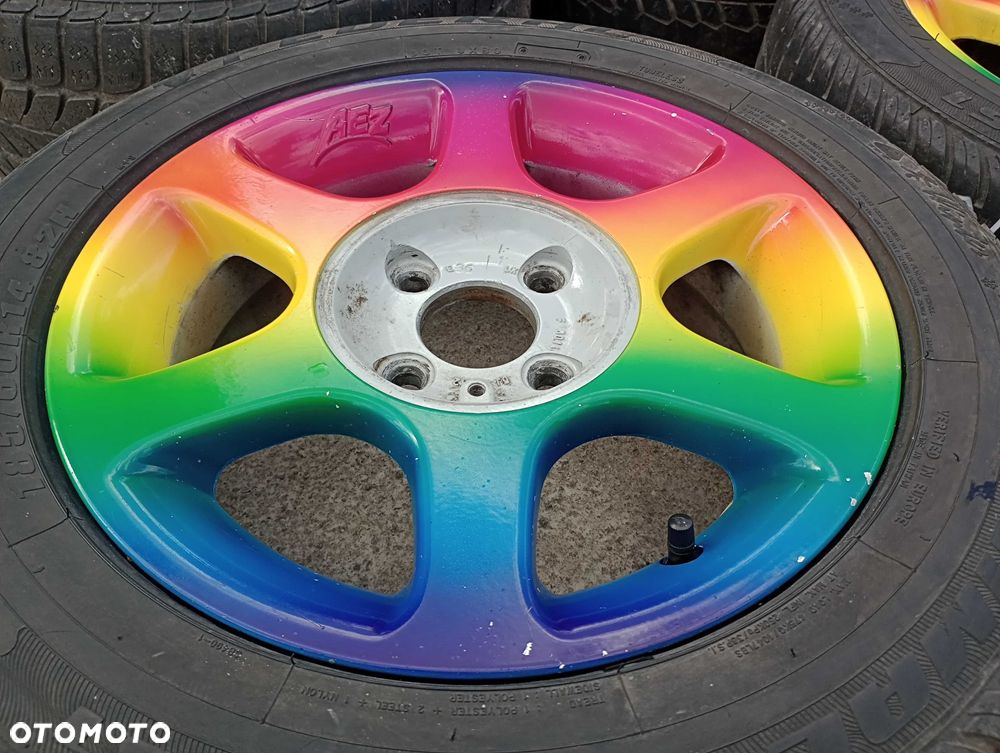 Alufelgi 14 cali 4x100 VW GOLF Opel CALIBRA Toyota PASEO oldscool AEZ - 2