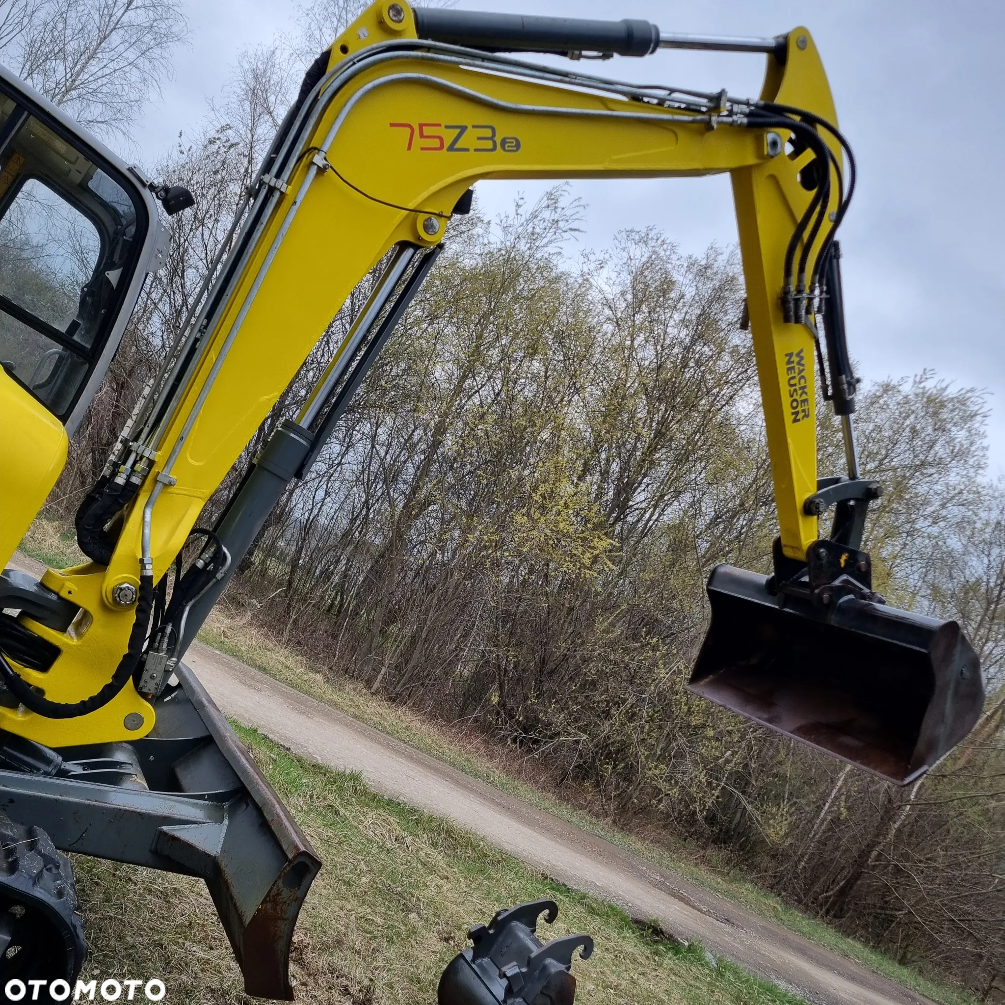Wacker Neuson 8 ton Koparka Gąsienicowa 75Z3- komplet łyżek!- 2015r IMPORT NORWEGIA Klima jak Nowa - 15