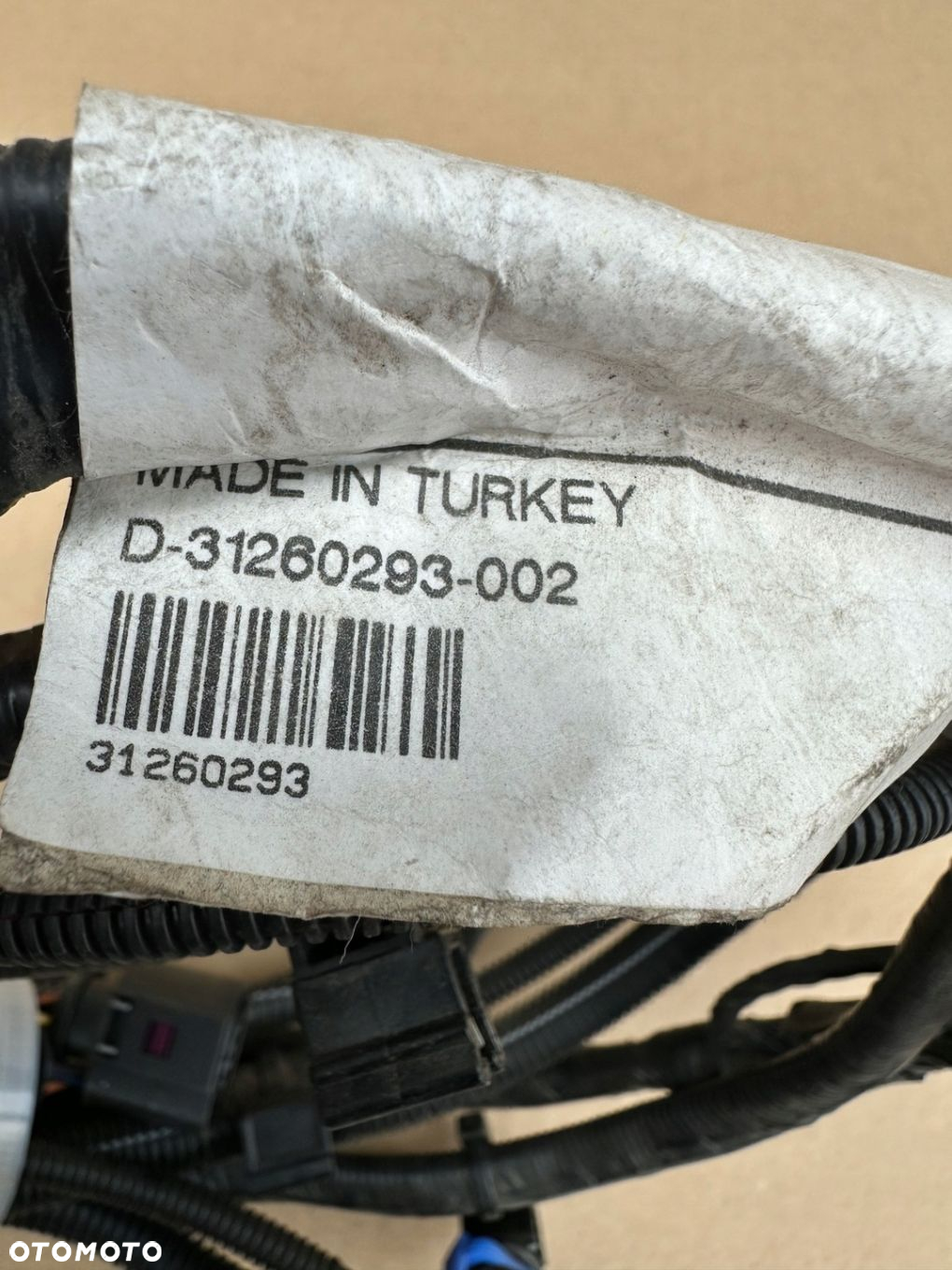 WIĄZKA INSTALACJI ZDERZAKA PDC PRZÓD VOLVO V70 XC70 S80 31260293 - 2