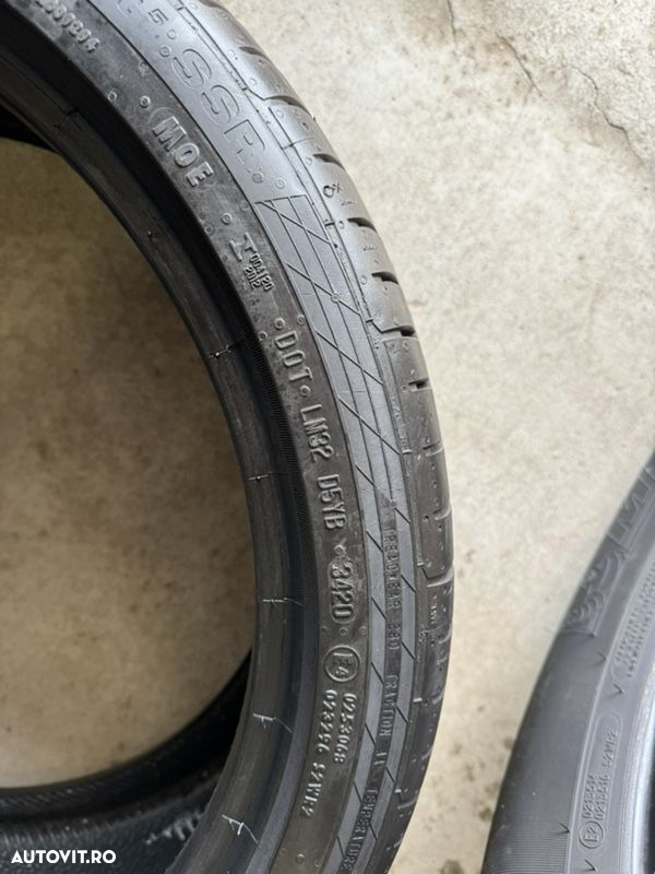 vând 2 anvelope 255/35/19 Continental de vară cu runflat ca noi - 7