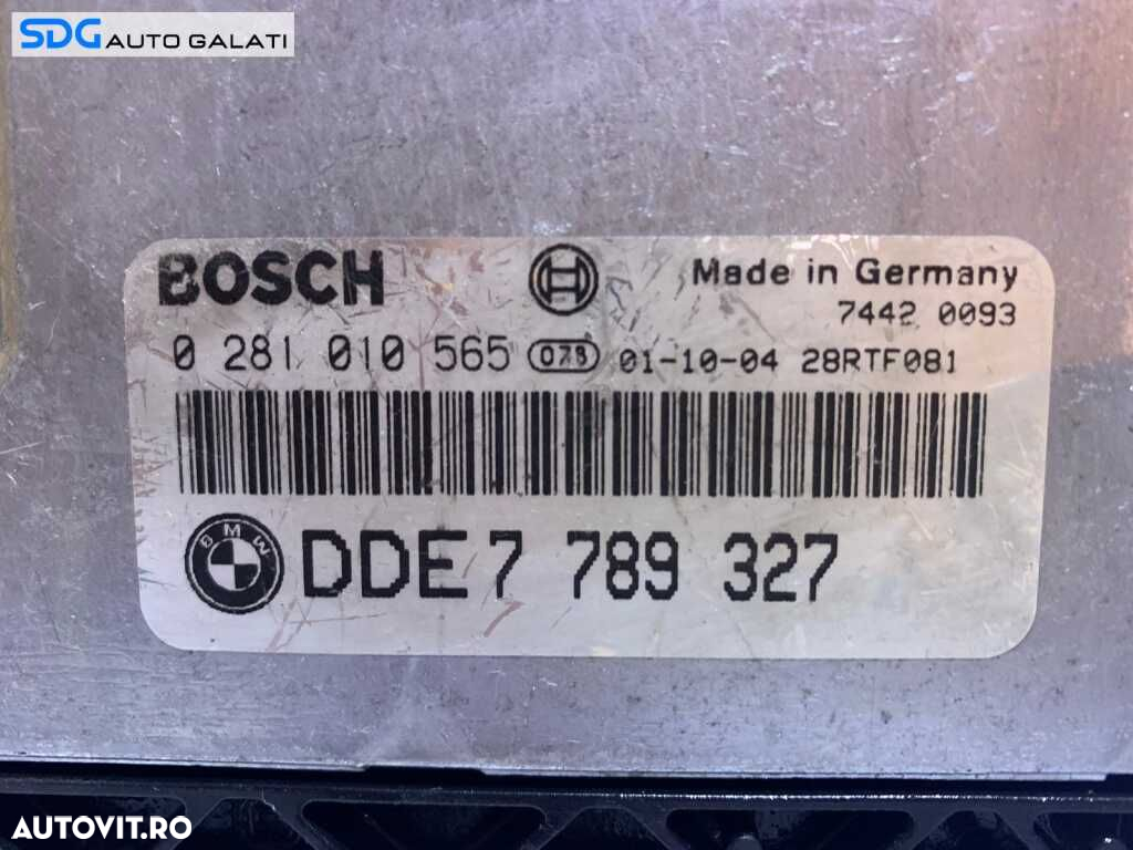 ECU Calculator Motor BMW Seria 3 E46 320D 2.0 d 110KW 150CP 2001 - 2005 Cod 7789327 0281010565 7789448 [L2570] - 2