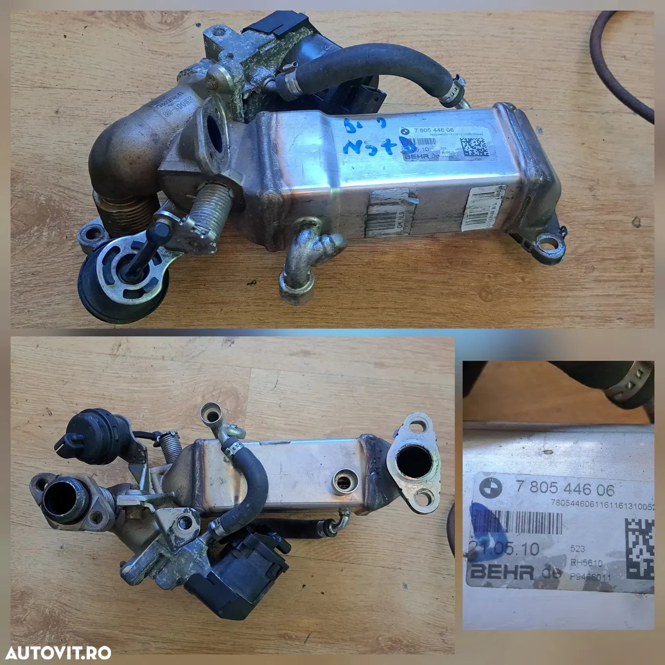 Racitor gaze egr cu supapa bmw n47 2008-2016 n57 2007-2014 - 6