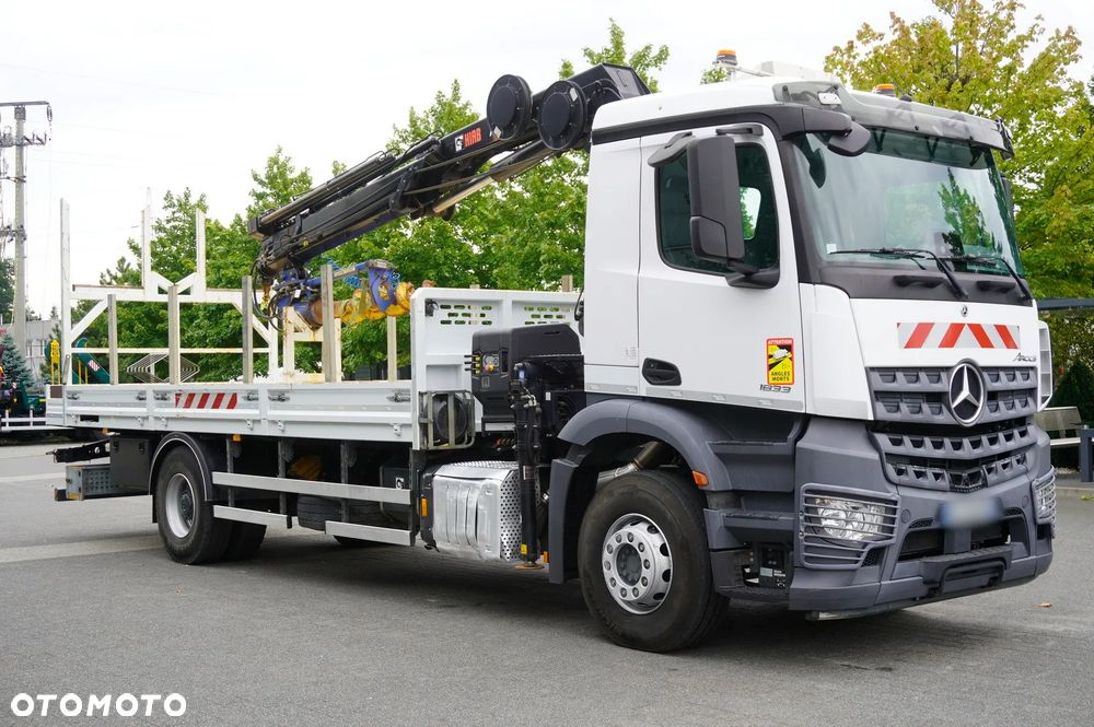 Mercedes-Benz Arocs 1833 4×2 / 50 tys. km! / HDS HIAB X-HIPRO 192 ES-3 / Pilot / Wiertło / 3 szt._260270 - 14