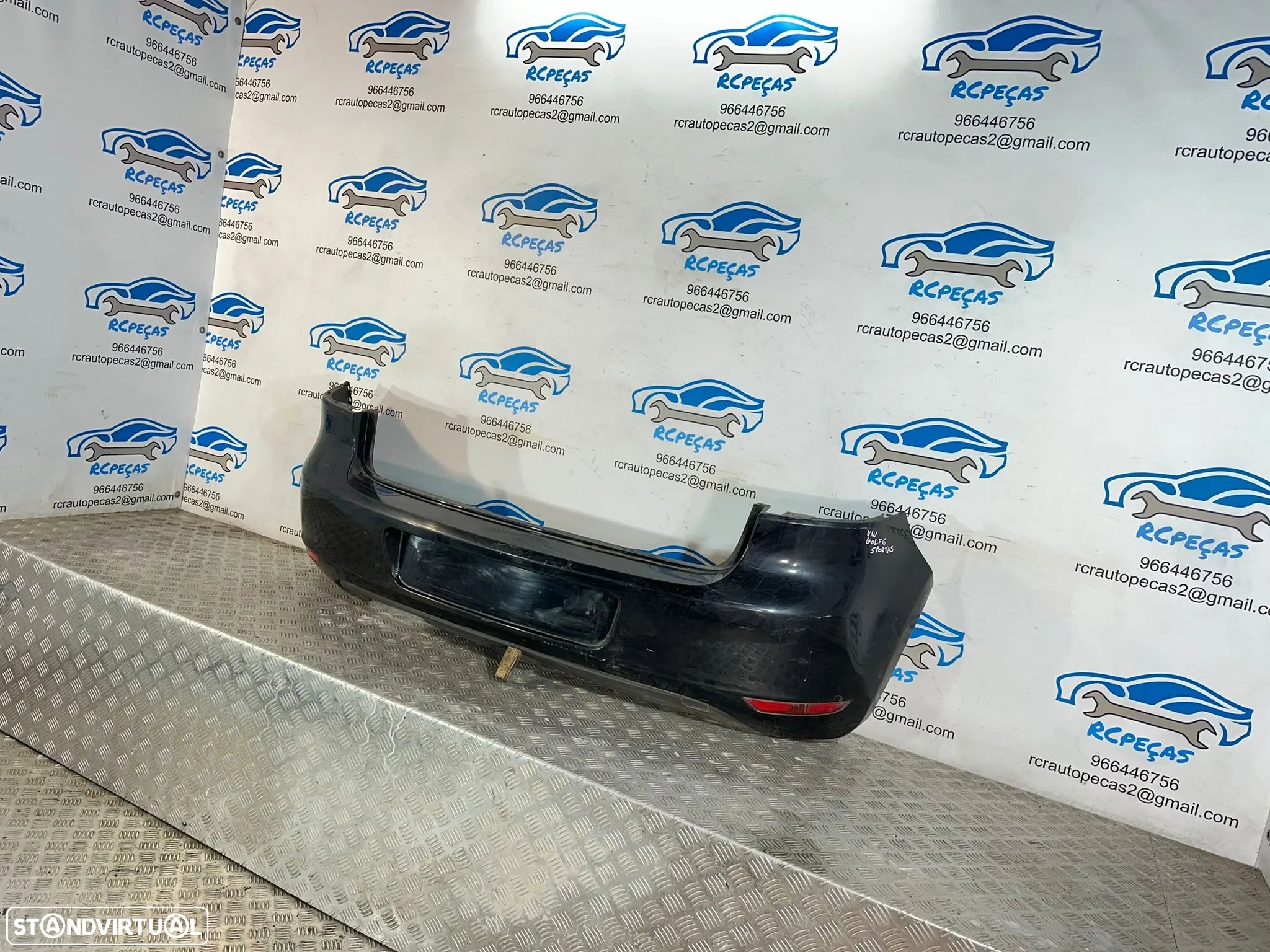 .Parachoques Tras Traseiro Original VW Volkswagen Golf 6 5 Portas 5k6 807 421 2006 - 2013 - 3