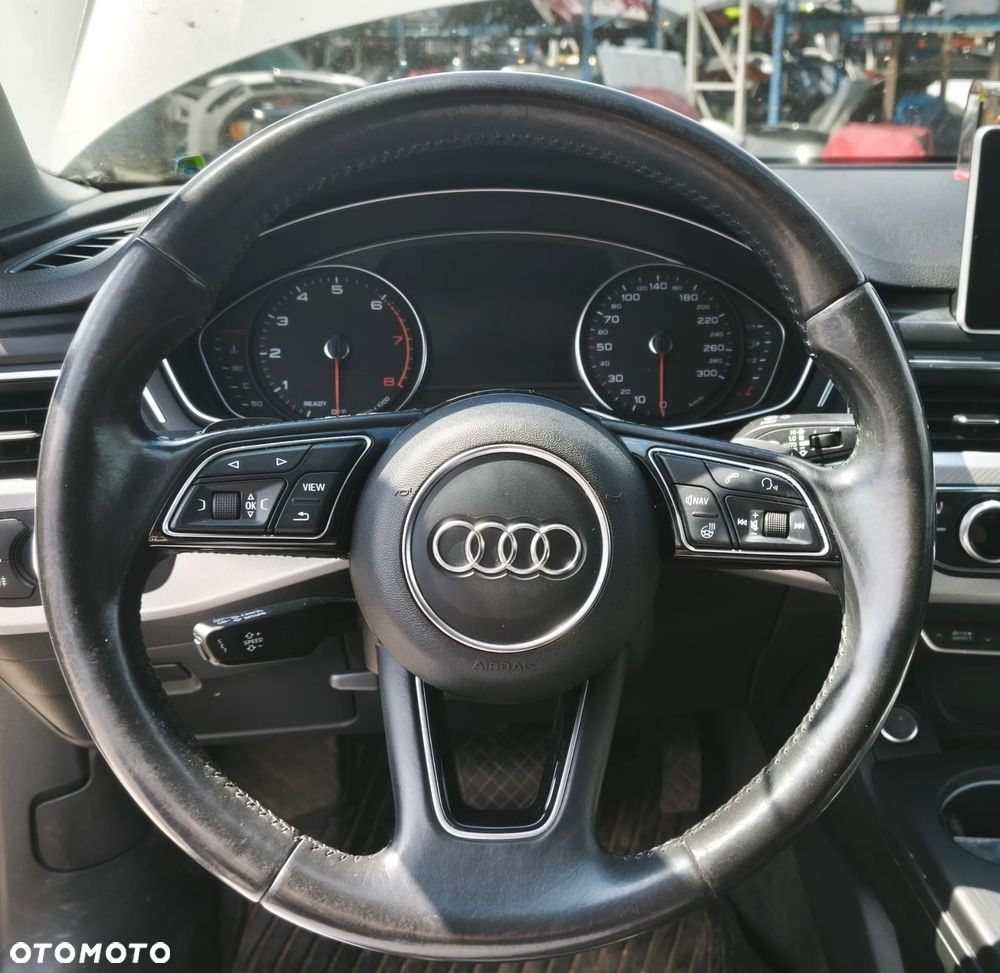 AUDI A4 B9 18r KIEROWNICA SKÓRA SKÓRZANA MULTIFUNKCJA - 1