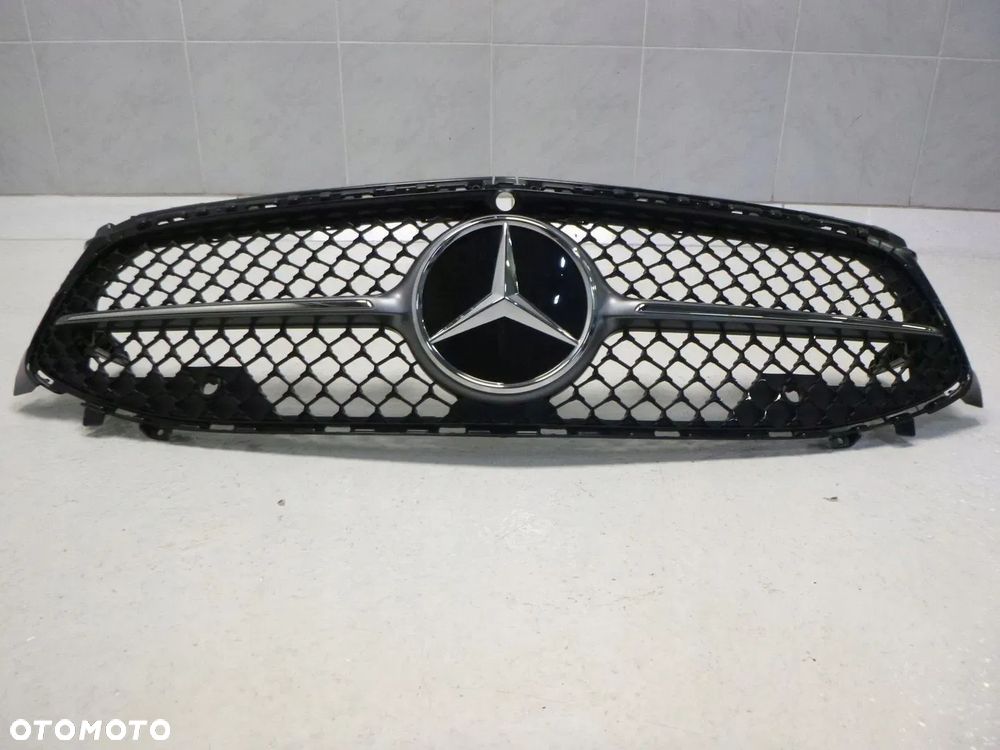 MERCEDES CLA 118 C118 W118 X118 LIFT GRILL ATRAPA CHŁODNICY 2XPDC CZARNY CHROM ORYGINAŁ - 22