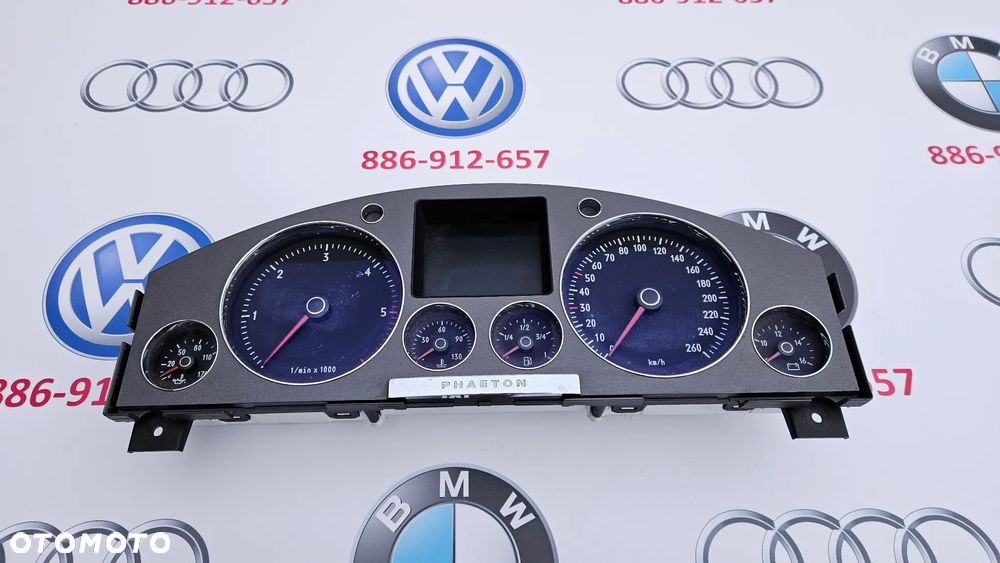 VW PHAETON 3.0 V6 TDI BMK 165 KW 224 KM Skrzynia automatyczna 6 biegów Licznik Zegary 3D0920885A - 1