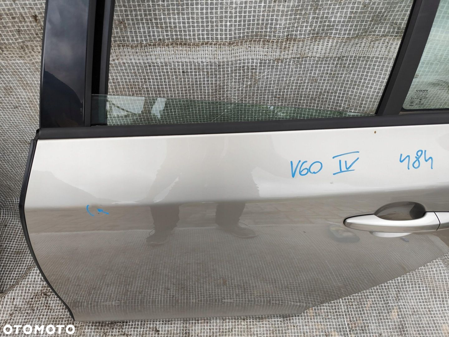 VOLVO V60 I 10-18 DRZWI LEWE TYLNE TYŁ KOMPLETNE W KOLOR 484 - 6