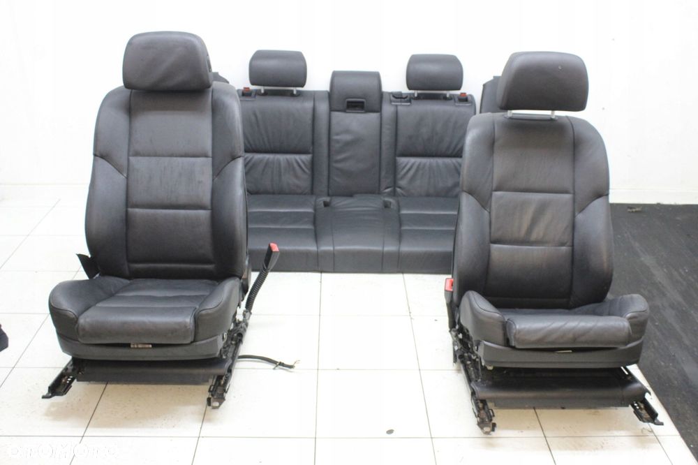 KOMPLET FOTELI FOTELE PRZÓD TYŁ KANAPA BMW E61 LIFT EUROPA M PAKIET SKÓRA - 1