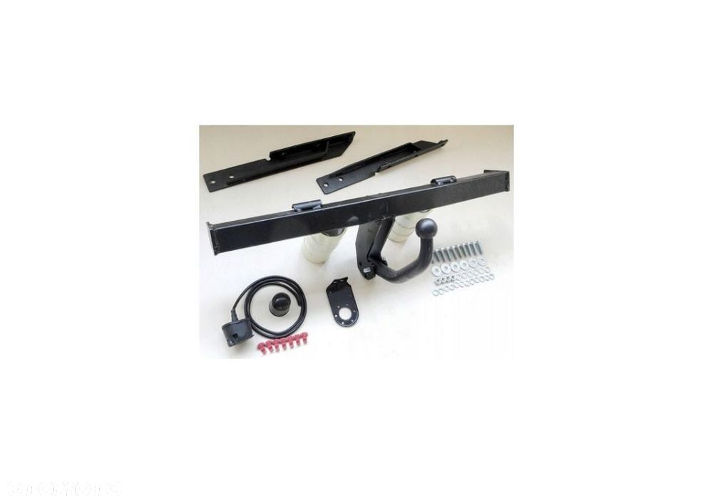 Nowy Kompletny Hak Holowniczy + Kula + Wiązka Uniwersalna + Gniazdo elektr. Bez cięcia zderzaka do Dodge Caravan + Grand Caravan od 2001 do 2008 - 3