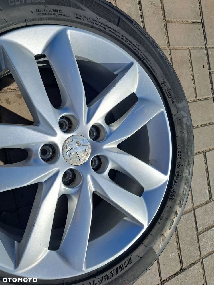 peugeot 508 felgi aluminiowe 17" koła lato 215/55r17 5x108 9671401380 - 10