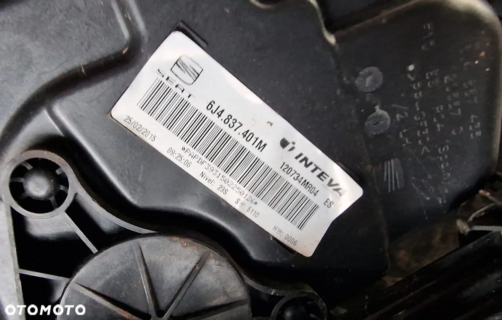 MECHANIZM PODNOŚNIK SZYBY PRZÓD 6J4837401M 6J4837402M PRAWY LEWY 6J4837401M 6J4837402M  SEAT IBIZA IV HB LIFT - 5