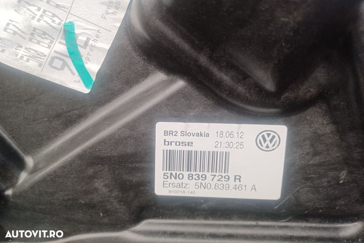 Macara geam spate stanga electrica 5N0839729R 5N0839755D 5N0959703F 5 - 2