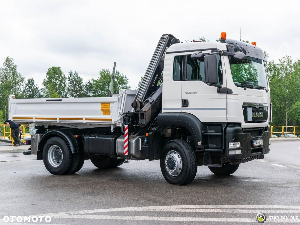 MAN TGS 18.360 4x4 HIAB 144 E-4 HDS Żuraw Wywrotka - 13