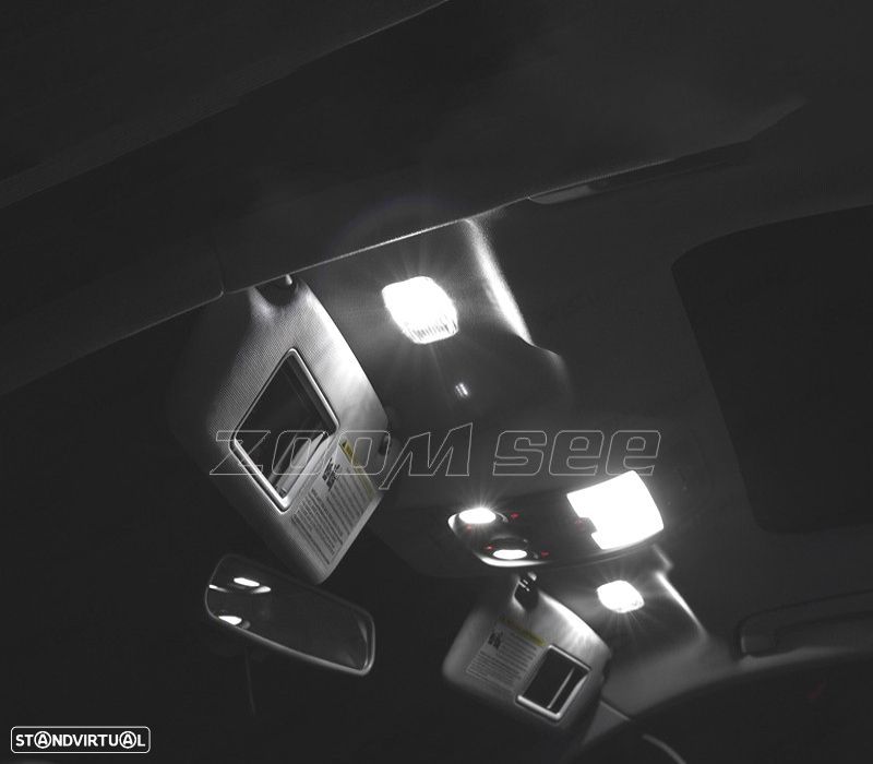 KIT COMPLETO 16 LAMPADAS LED INTERIOR PARA AUDI Q5 09-16 - 4