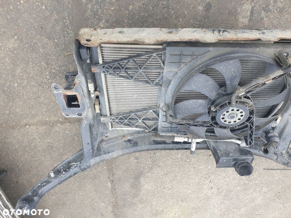 PAS PRZEDNI WZMOCNIENIE CZOŁOWE KOMPLET CHŁODNIC SKODA FABIA II 1.4 TDI - 5