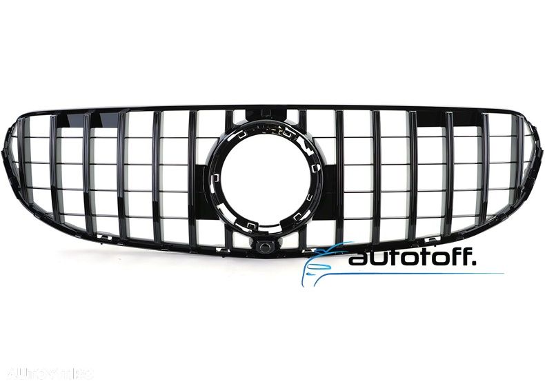 Grila Mercedes GLC X253 C253 Facelift compatibila cu SUV Coupe (19-22) GT-R Black Design - 4
