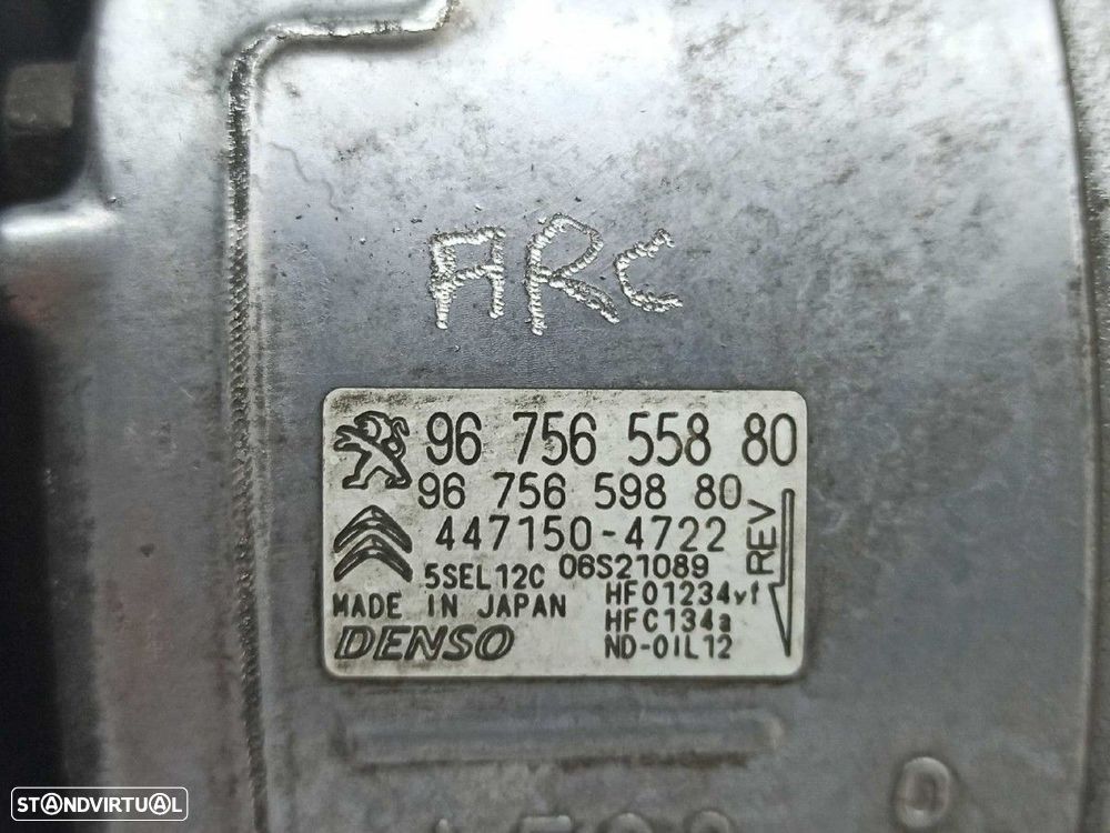 COMPRESSOR DE AR CONDICIONADO CITROEN C4 PICASSO FEEL - 3