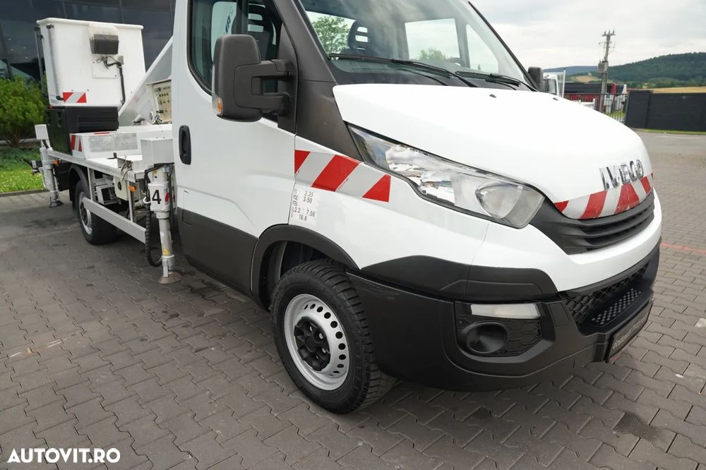 Iveco DAILY 35-120 / Platformă de lucru aeriană / MULTITEL MT 182 / 4 stabilizatoare / MANUALĂ / 2017 - 15
