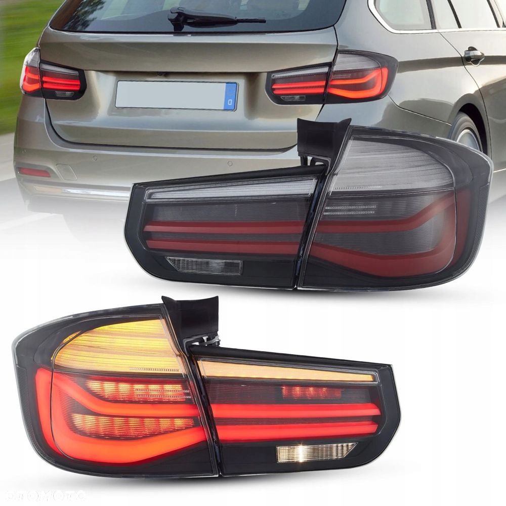 lampy tyl kpl full led neon diodowe tuning lift look bmw 3 f31 turing 12-20 - 4