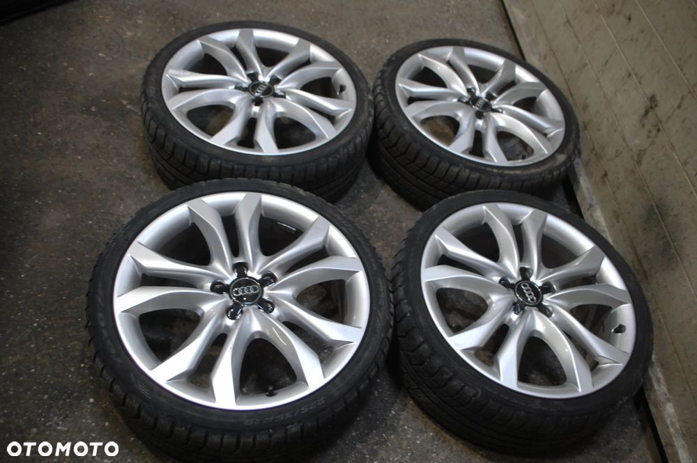 KOŁA FELGI ALUMINIOWE 8R0601025AL 5X112 ET37 7J 225/35R19 OPONY ZIMOWE AUDI A4 B8 A8 A3 A5 - 2