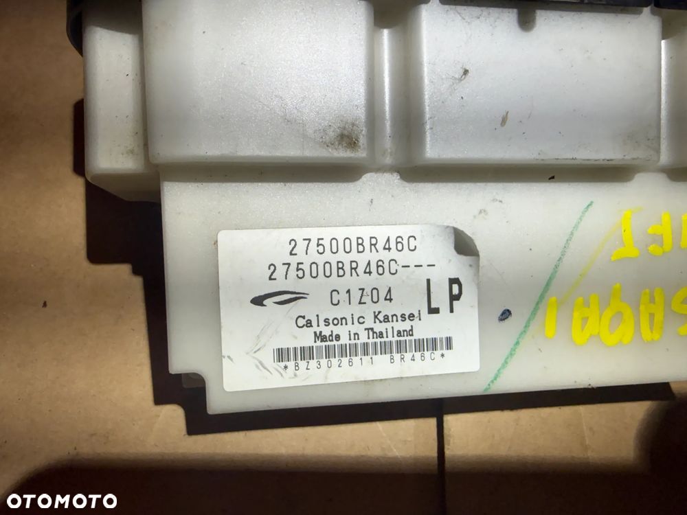 Panel klimatyzacji nawiewu Nissan Qashqai J10 27500BR46C - 2