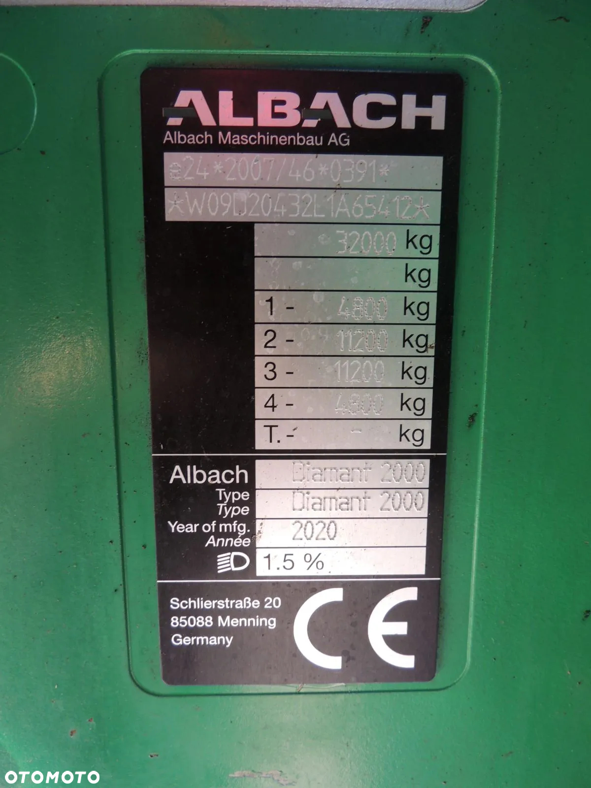 Inny Albach Diamant 2000, Rębak samojezdny, 2020rok, 700KM, Euro 6 - 13