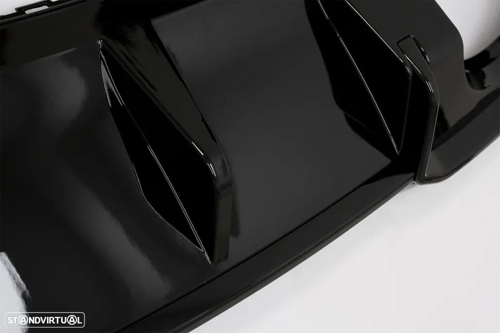 Difusor Audi A3 8V Sedan Cabrio (2016 a 2019) Look RS3 - 7