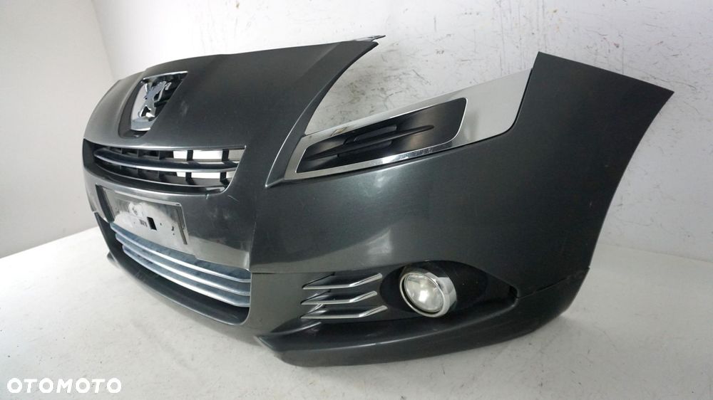 ZDERZAK PRZÓD PRZEDNI PEUGEOT 5008 I 1 09-13 KTPD 2009-2013 HALOGEN ATRAPA - 5