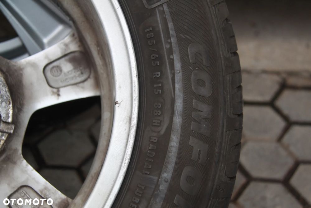 Koła Alufelgi  Mercedes A , B  Klasa 6,5 x15 , 5x112 ET 38 . 185 /65 R 15 - 20