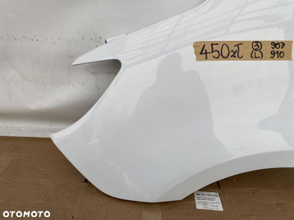 SPRINTER 907 910 17- BŁOTNIK PRZEDNI LEWY BIAŁY - 5