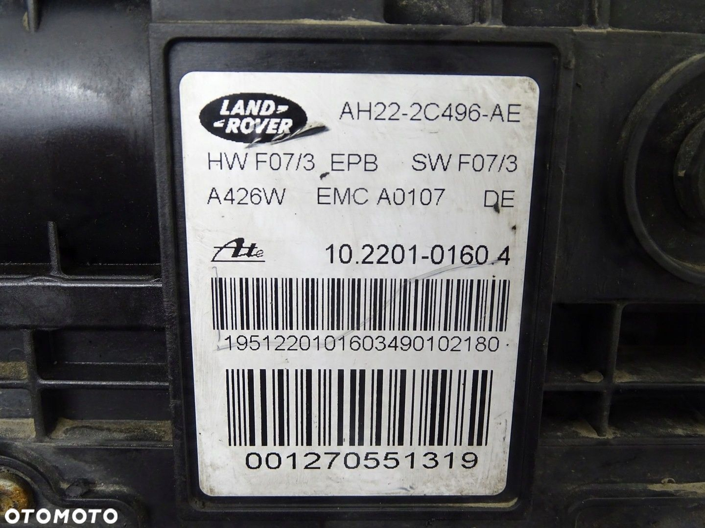 MECHANIZM HAMULCA RĘCZNEGO LAND ROVER SPORT L320 AH22-2C496-AE - 5
