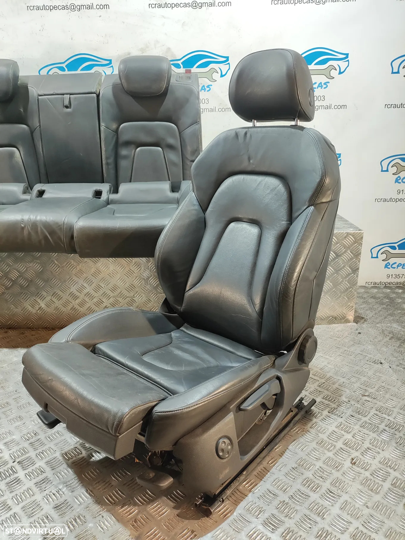 Conjunto Bancos Pele Audi A5 8T 8T3 Coupe S Line S-Line 3 Portas eléctricos - 8