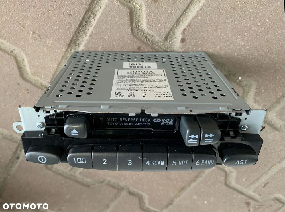 TOYOTA YARIS I NOWE ORYGINALNE RADIO RADIOODTWARZACZ FABRYCZNY - 4