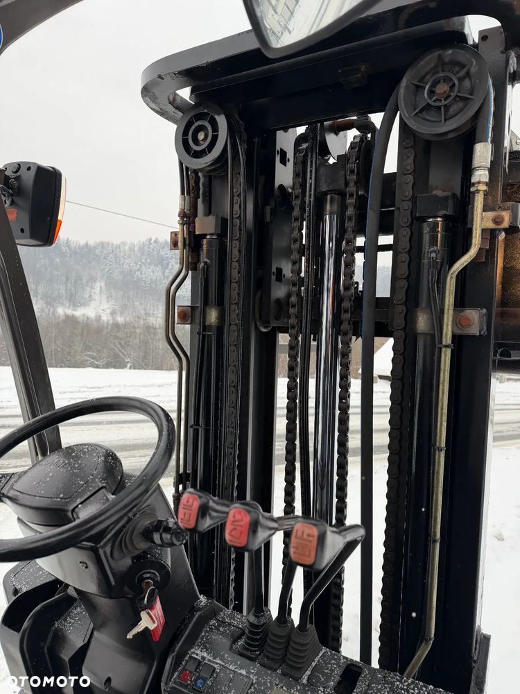 Manitou MI25D Wózek Widłowy 2,5 tony. Posuw Hydrauliczny. Maszt triplex. Wolny skok! Wysokość Podnoszenia 5 metrów. Jak nowy z Salonu. Pochodzi z Norweskiego Gospodarstwa! Aktualne przeglądy DEKRA i serwisy! Opony jak Nowe. Silnik Yanmar. Małe gabarety bardzo zwrotna maszyna! Zero luzów wycieków i zniszczeń. OKAZJA. Pełny ORYGINAŁ! Rok Prod. 2014. Niski przebieg 3300mtg - 35