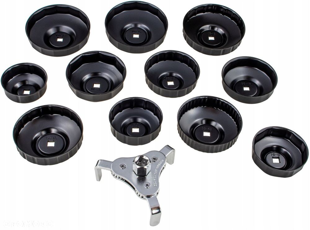 KLUCZE NASADOWE DO FILTRÓW OLEJU NASADKI ZESTAW 13 KLUCZ PAZURKOWY 63MM-102 - 4