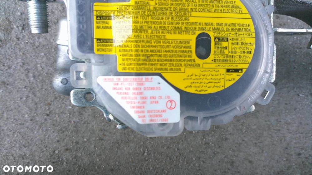 SUBARU FORESTER III PAS BEZPIECZEŃSTWA LEWY LUB PRAWY - 5