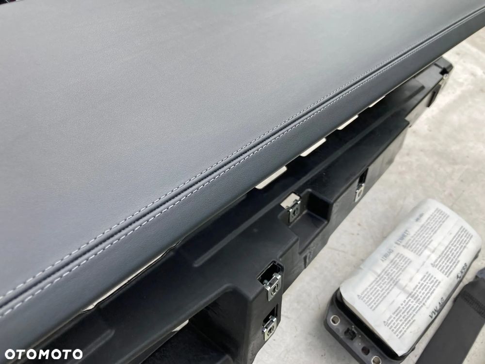 AUDI A6 S6 RS6 C8 A7 S7 RS7 4K DESKA KONSOLA KOKPIT PULPIT PÓŁKA PARAPET PODUSZKI POWIETRZNE AIRBAG KURTYNY KURTYNA PASY PAS BEZPIECZEŃSTWA Oryginał SKÓRA Okazja - 12