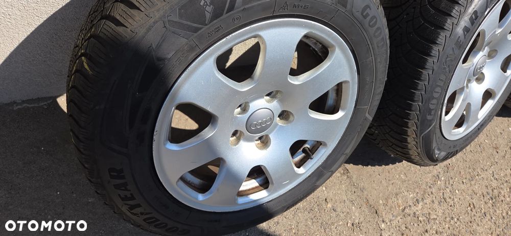 Felgi aluminiowe koła opony zima Audi A4 B6 5X112 15 - 2