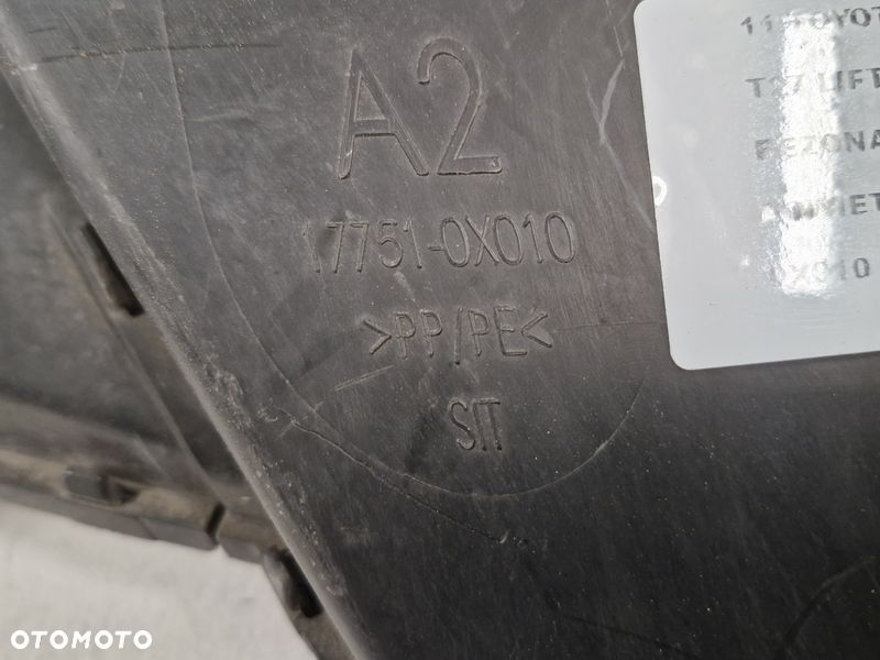 toyota avensis t27 lift t29 1.6 d4d rezonator dolot powietrza 17751-0x010 - 4
