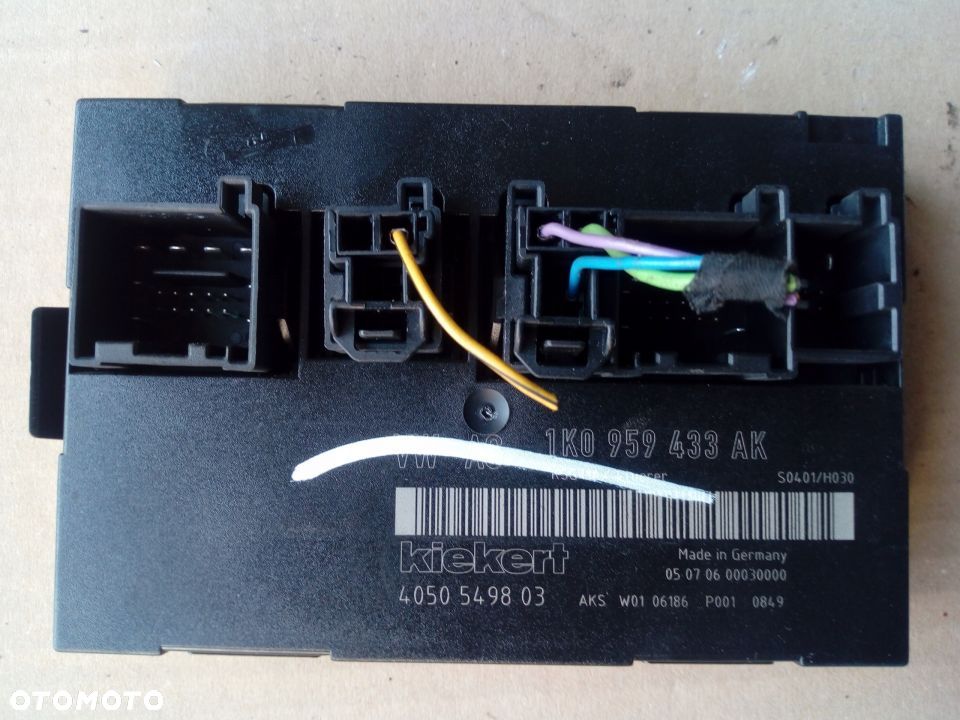 Seat Leon II 2 Altea VW Golf Passat Jetta Skoda  moduł komfortu 1K0959433AK  3C0959433R 1K0959433BT - 1