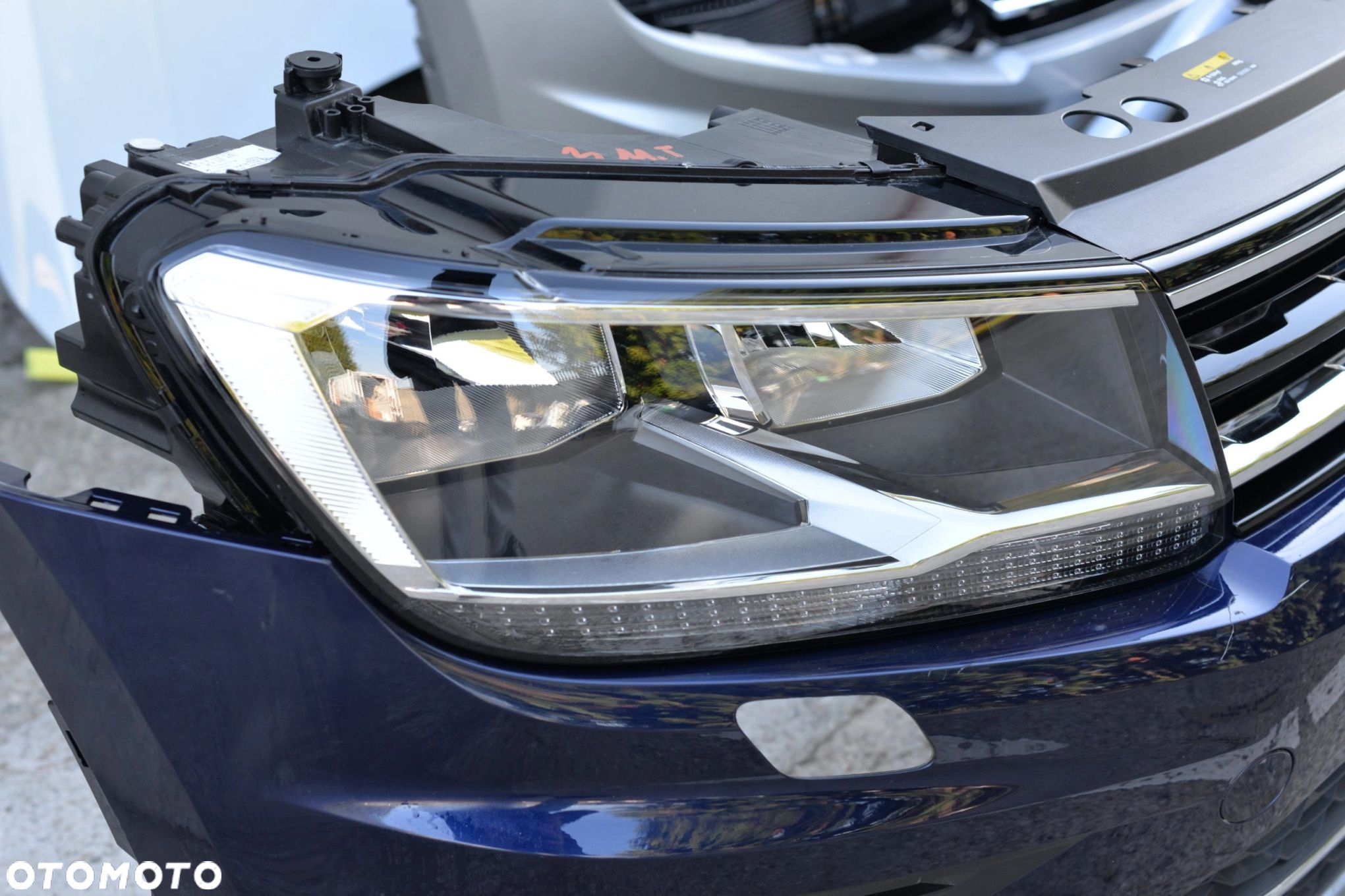 MASKA ZDERZAK GRILL BŁOTNIK LAMPA H7 XENON PAS BELKA VW TIGUAN 5NA 15- - 11