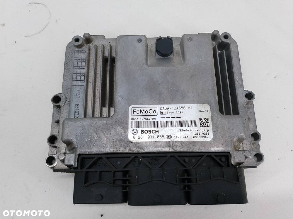 KOMPUTER, STEROWNIK FORD FIESTA MK7 DA6A-12A650-MA 0281031055 1.5 TDCI - 1