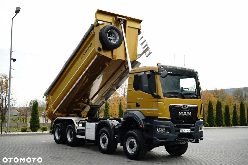 MAN TGS 41.480 / 8X8 / WYWROTKA / AUTOMAT / FABRYCZNIE NOWY / BOGATE WYPOSAŻENIE / DOSTĘPNY OD RĘKI / ZŁOTY METALIK / - 6