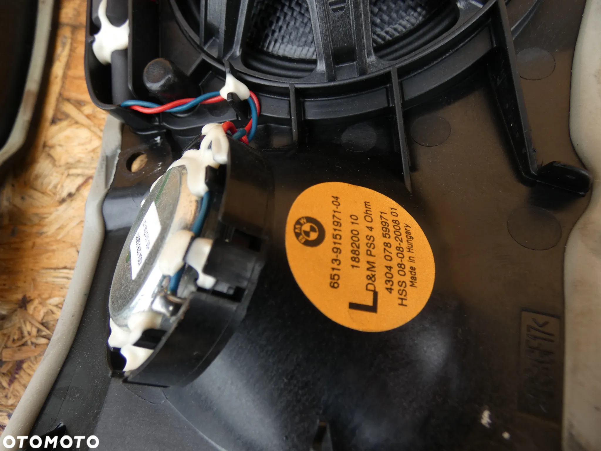 BMW F01 F02 GŁOŚNIK PRAWY LEWY PÓLKA TYŁ - 7